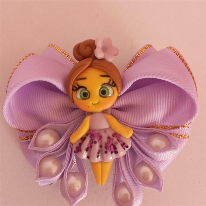 گیره مو  مرواریدی پیکسل دار